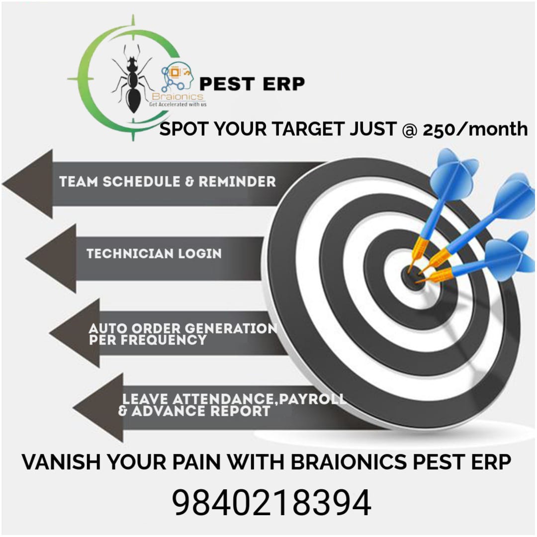Streamline Pest Control Operations with Nirmal Pest ERP