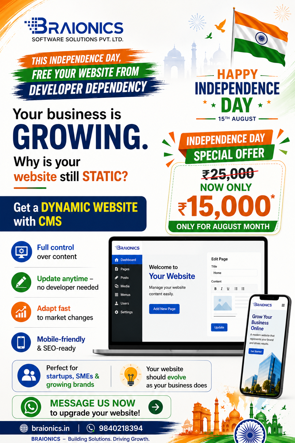 Your Business Is Growing. Why Is Your Website Still Static?