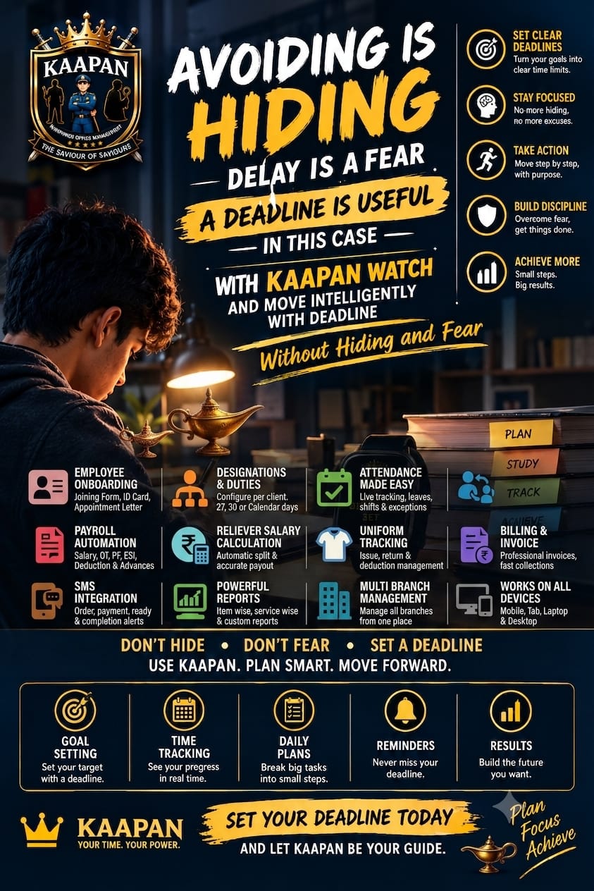 Task Management Deadline Tracking Software for Security Agencies — Introducing KAAPAN Watch